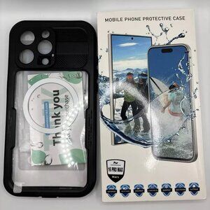 Transy Compatible With IPhone 16 Pro Max Waterproof Case, Shockproof Phone Case